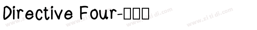 Directive Four字体转换